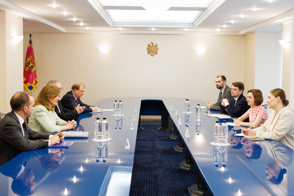 Maia Sandu s-a întâlnit cu coraportorii pentru Republica Moldova din cadrul Adunării Parlamentare a Consiliului Europei